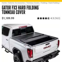 Toyota Tacoma Back flip Hard Tonneau Cover  2024 And Up Only
