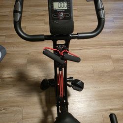Indoor folding exercise bicycle