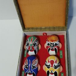 Peking Opera Hand Painted Opera Face ceramic masks