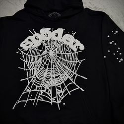 SP5DER Black & White Hoodie