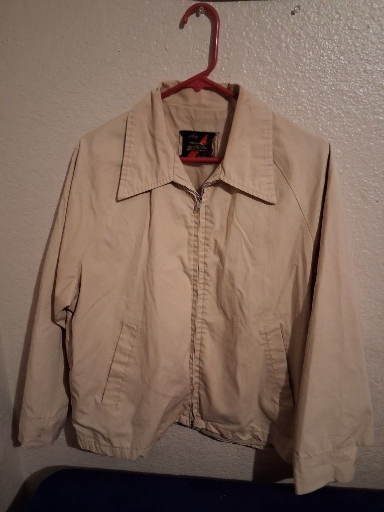 Vintage 70/80's Sears Mens Khaki Jacket