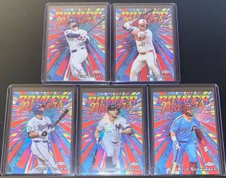 2025 Topps Chrome Power Players Cards (Lot of 5)