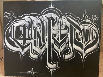 Custom Graffiti Canvas