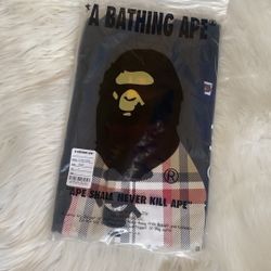 Bape Burberry Shirt Black Large 