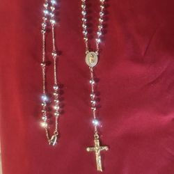 Rosary- Rose gold