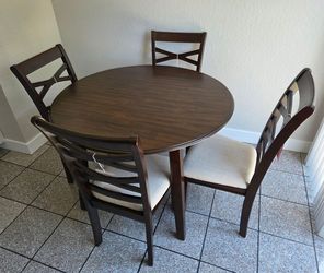 5pc drop leaf dining set