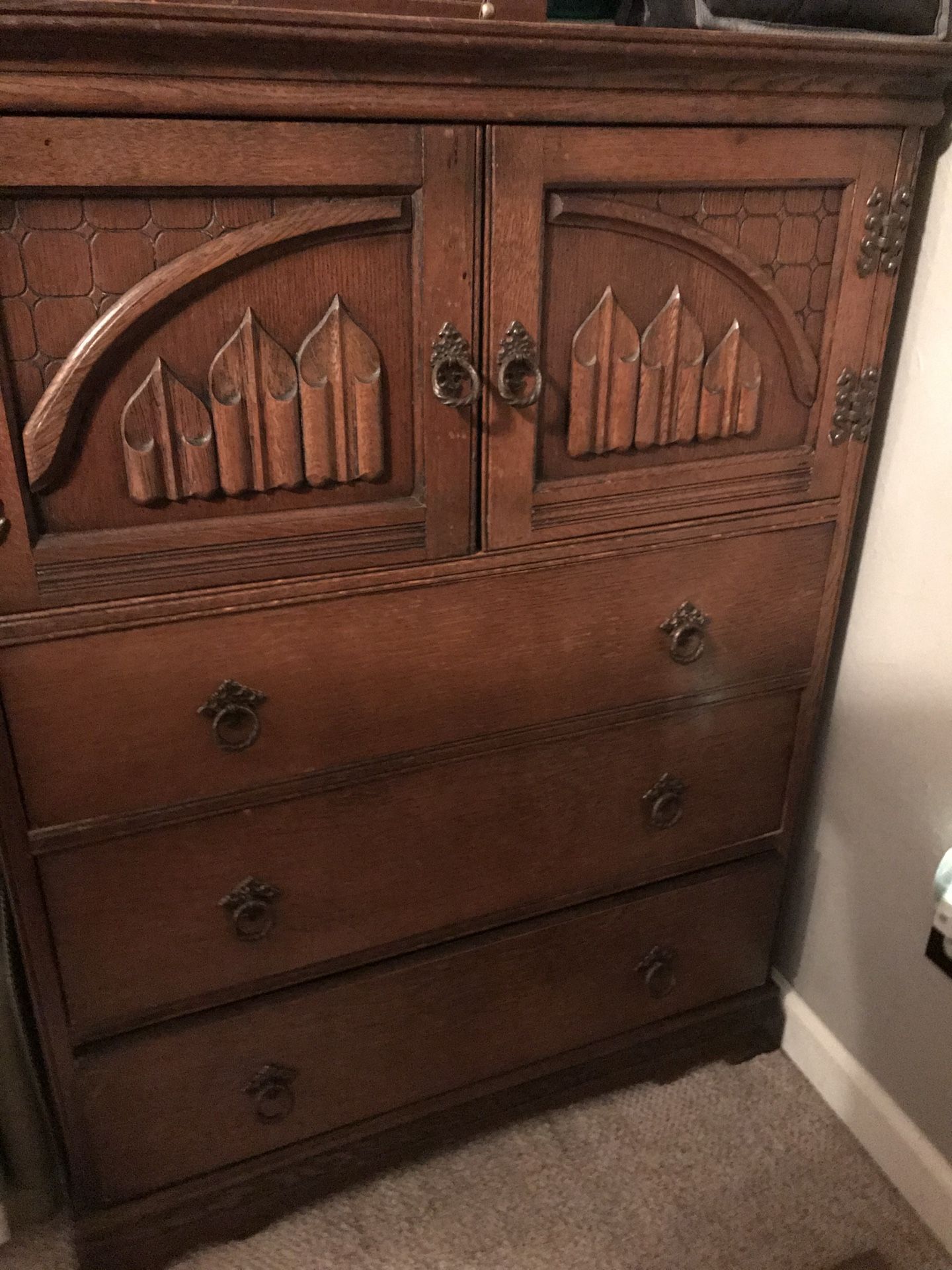 1950’s Mid Century Modern Old Charm by Wood Bros 3-Piece Bedroom Set Fluted Design $2500 OBO!