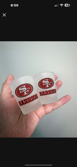 Personalized 49ers Shot Glasses