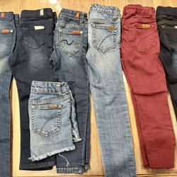 Lot Of Designer jeans Girls Size 4