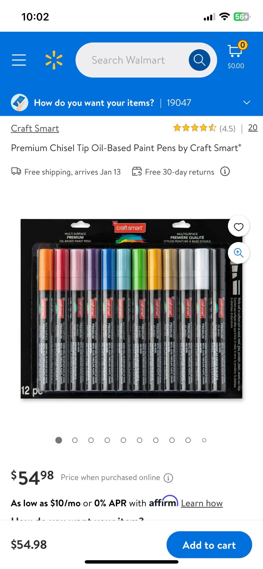 Craft Smart Multi Surface Premium Paint Pens 