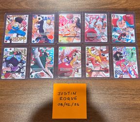 One Piece x Round 1 Promo - FULL SET