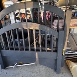 Twin Bed Frame & Side Table