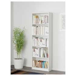 White Bookshelf- 5 Shelves