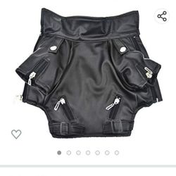 XS Faux Leather Jacket For Dogs