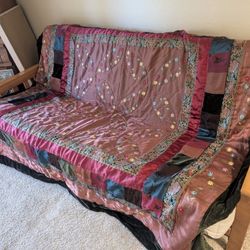 Wood-Framed Futon