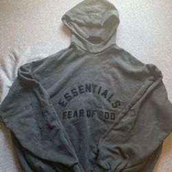 Essentials Hoodie Jet Black