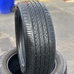 SET OF TIRES 215 55 18 BRIDGESTONE 85% LIFE