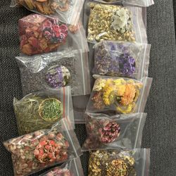 12 Pc Dried Flowers
