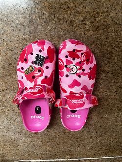 BAPE x Crocs Classic Clog Pink Camo