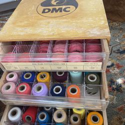 DMC Thread And Boxes 