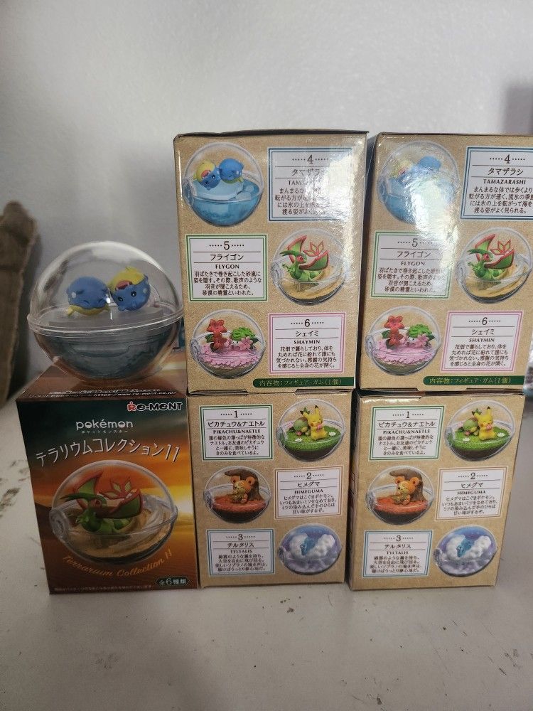 Pokemon Terrarium Collection 11 full set of 6