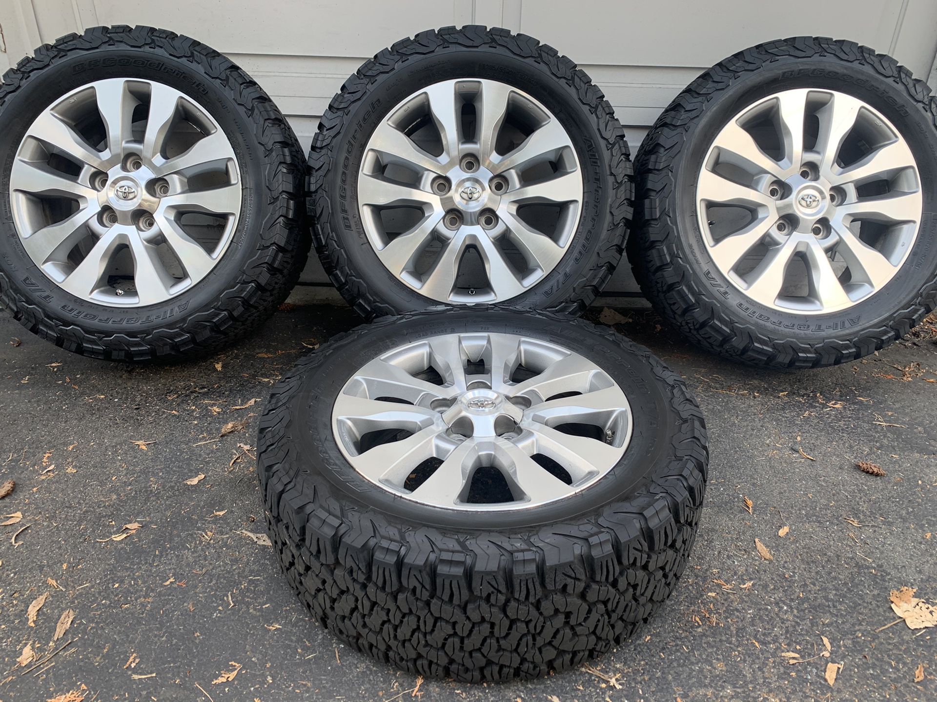 Toyota rims paired with Ko2 tires