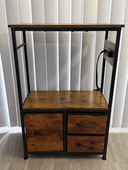 STAND WITH DRAWERS $20