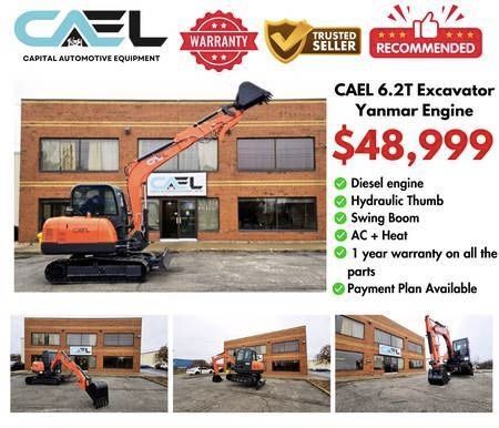 WHOLESALE PRICE BRAND NEW 6.2T EXCAVATOR Kubota Engine