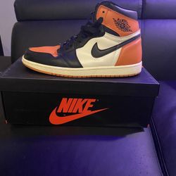 Air Jordan 1 Shattered Backboard  Size 10 Orange