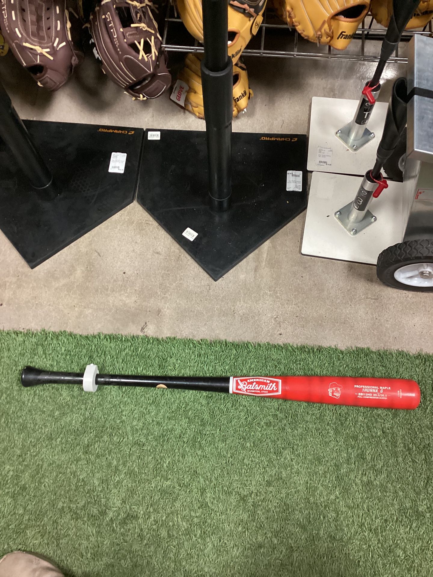 Used American Batsmith Professional Maple 33” Wood Baseball Bat (Read Description)