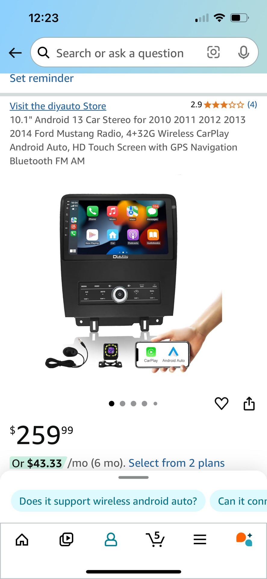 Mustang carplay