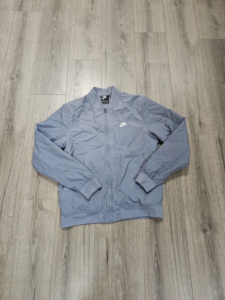 Nike Grey Bomber Jacket Mens Size Small