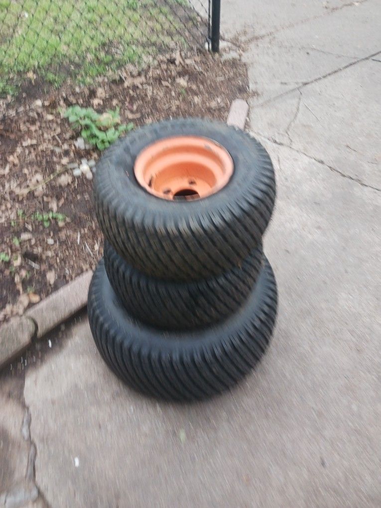Spare Tractor/ Mower Tires And Wheels 