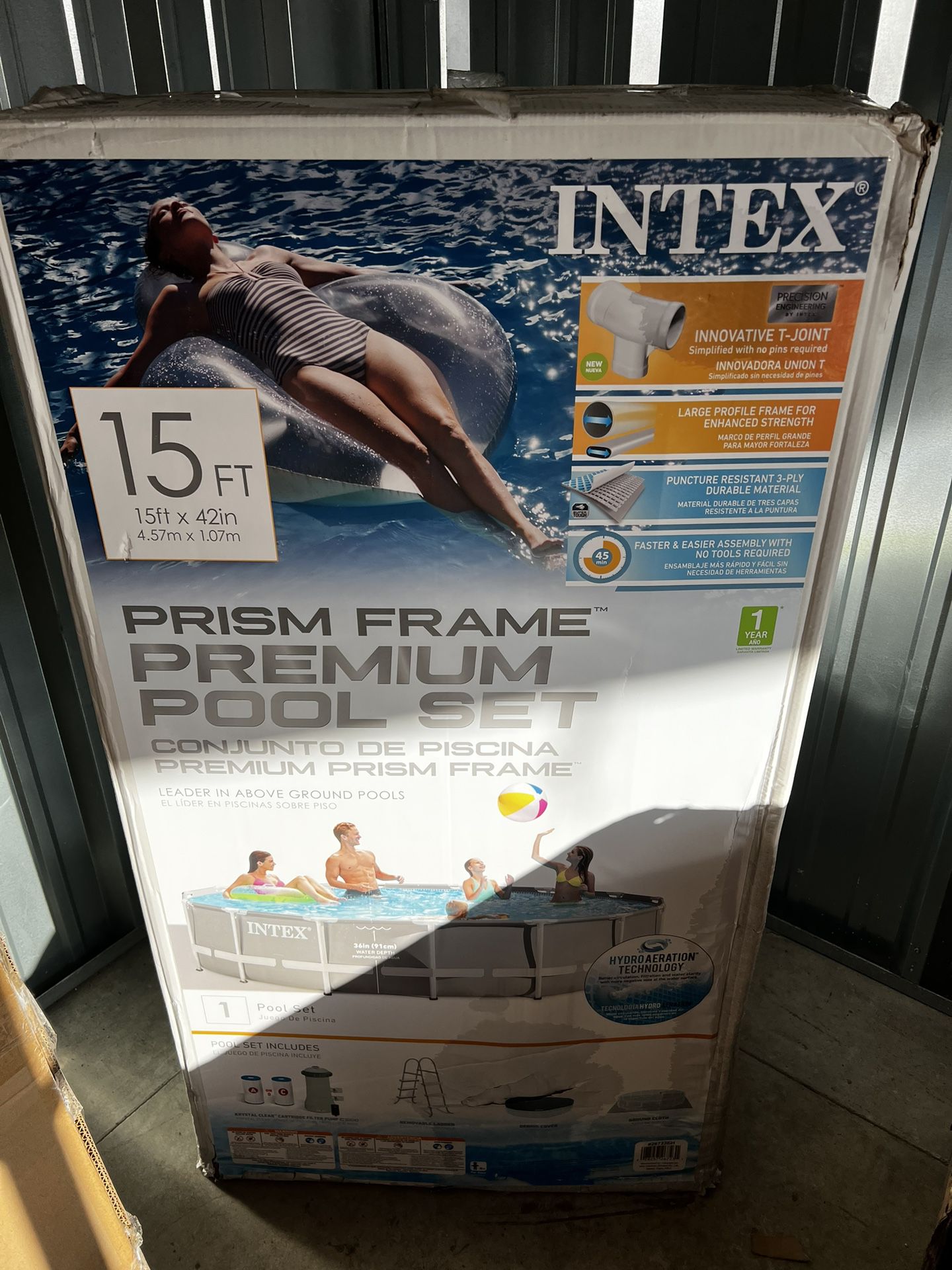 Brand New Intex Prism Frame 15x42 Pool