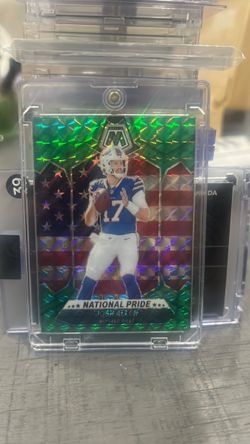 Josh Allen Mosaic National Pride Green Prizm Card