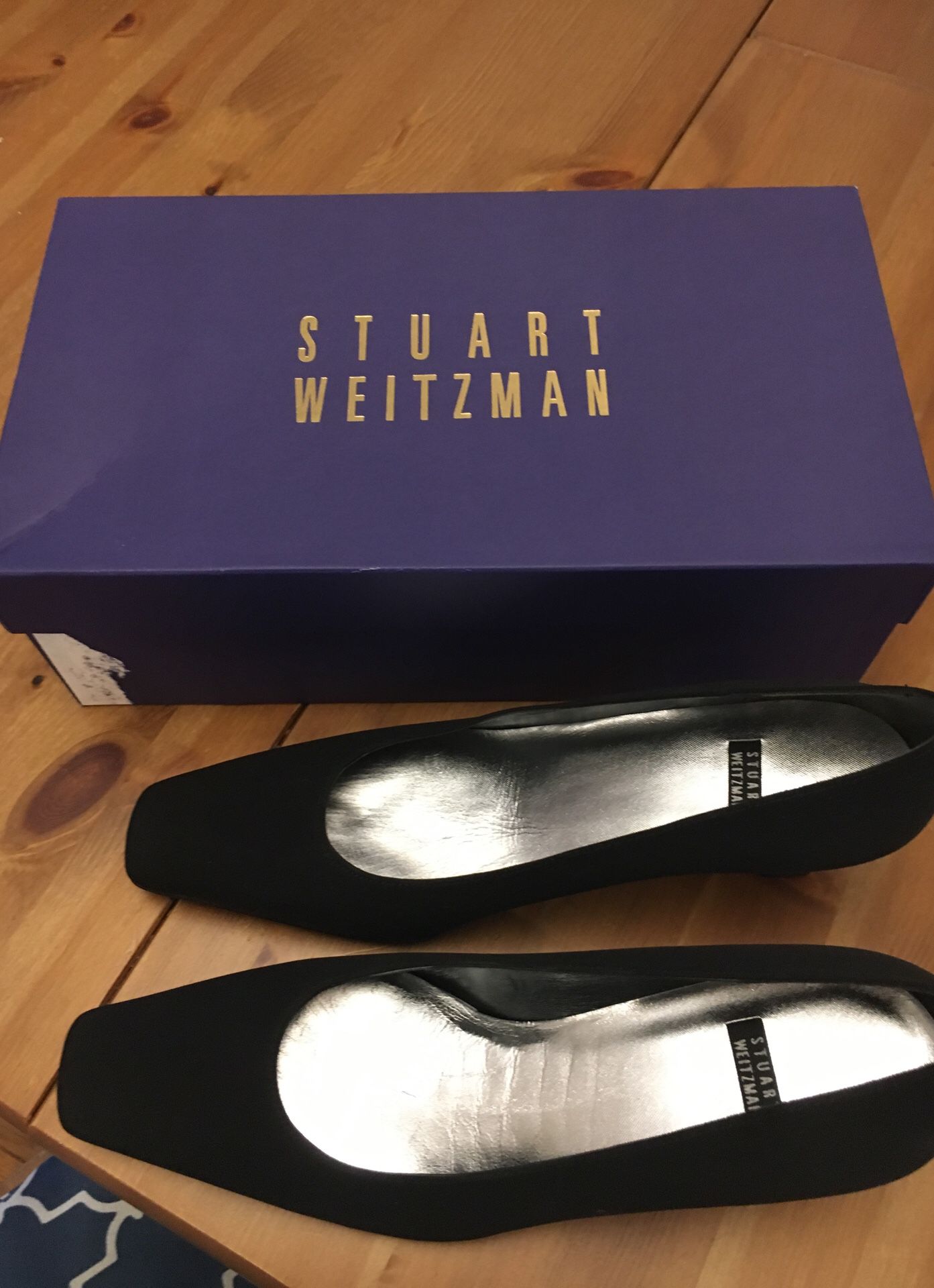 NEW Black dress shoes- Stuart Weizmann