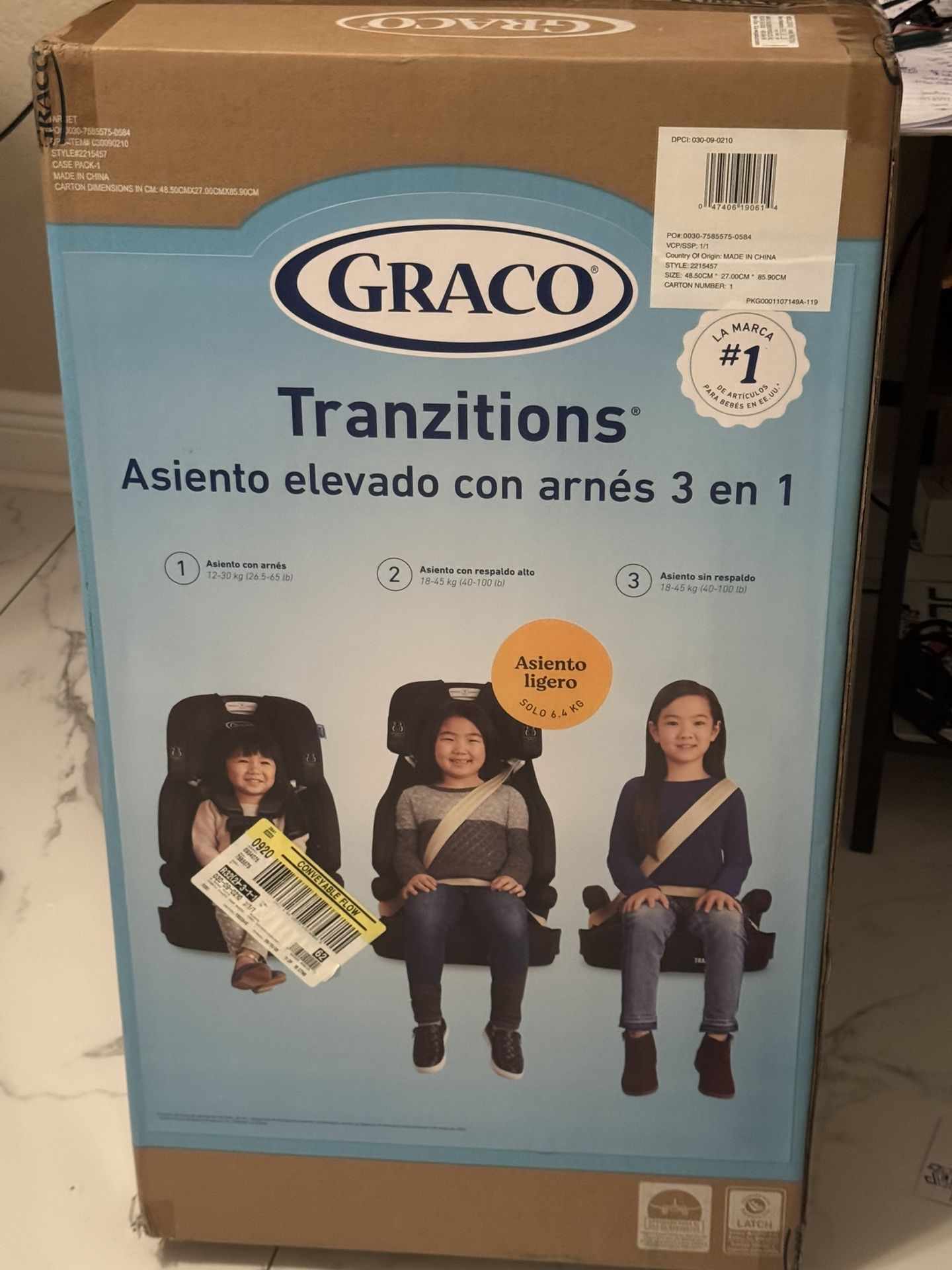 Graco tranzitions 3 in 1 car seat
