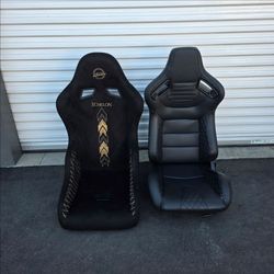 NRG Innovations Racing Bucket Seats Asientos Deportivos Universales Echelon