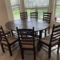 Antique Hardwood Brazilian Solid Wood Table 