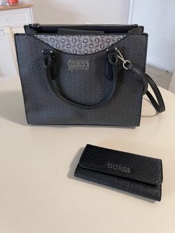 Guess Hensley Satchel Bag with wallet included
