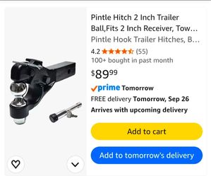 Pintle Hitch 2 Inch Trailer Ball