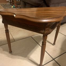 Carved Wooden Table