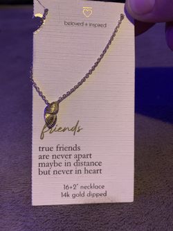 14K gold dipped Half of a Butterfly Necklace 