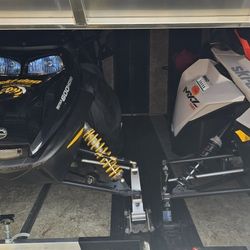 snowmobile and trailer 