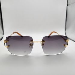 Cartier Glasses Rimless(Gray)