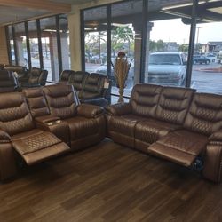 New Recliner Sofa And Loveseat