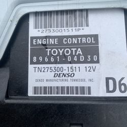 ECU ECM COMPUTER Toyota Tacoma 2008 08 2009 09 4x2 Auto (contact info removed)D30 1014659