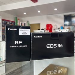 Canon R6 With RF 15-30mm 