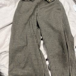 Zara Plaid Girls Pants