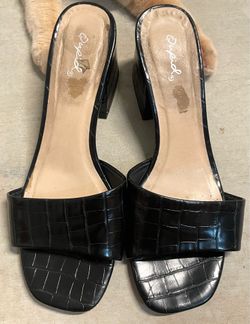 Black Kitten Heels
